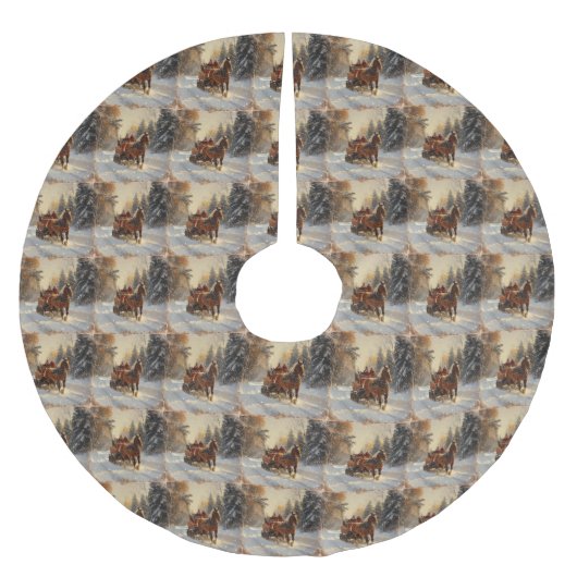 Weihnachtsbaumrock Polyester Weihnachtsbaumdecke (Vorderseite)