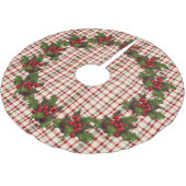 Weihnachtsbaumrock Polyester Weihnachtsbaumdecke (Schrägansicht)