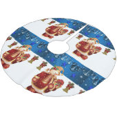 Weihnachtsbaumrock Polyester Weihnachtsbaumdecke (Schrägansicht)