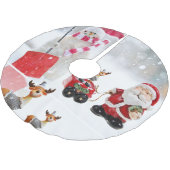 Weihnachtsbaumrock Polyester Weihnachtsbaumdecke (Schrägansicht)