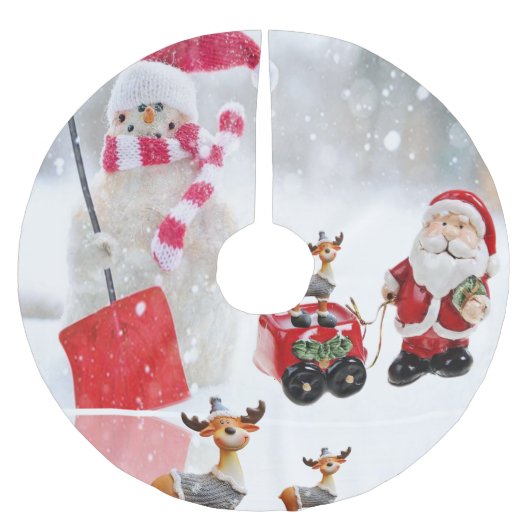 Weihnachtsbaumrock Polyester Weihnachtsbaumdecke (Vorderseite)