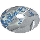 Weihnachtsbaumrock Polyester Weihnachtsbaumdecke (Schrägansicht)