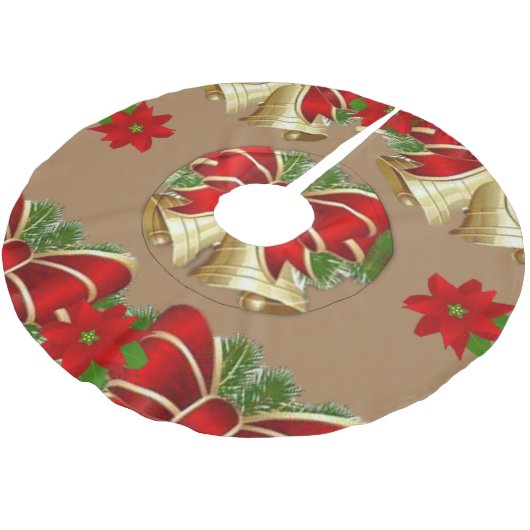 Weihnachtsbaumrock Polyester Weihnachtsbaumdecke (Schrägansicht)