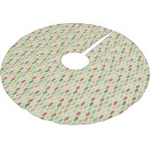 Weihnachtsbaumrock Polyester Weihnachtsbaumdecke (Schrägansicht)