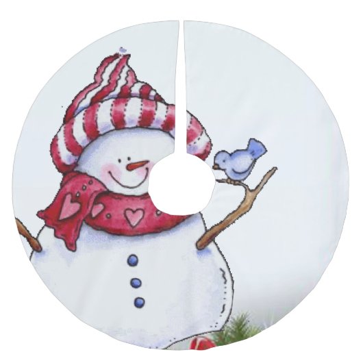 Weihnachtsbaumrock Polyester Weihnachtsbaumdecke (Vorderseite)