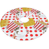 Weihnachtsbaumrock Polyester Weihnachtsbaumdecke (Schrägansicht)