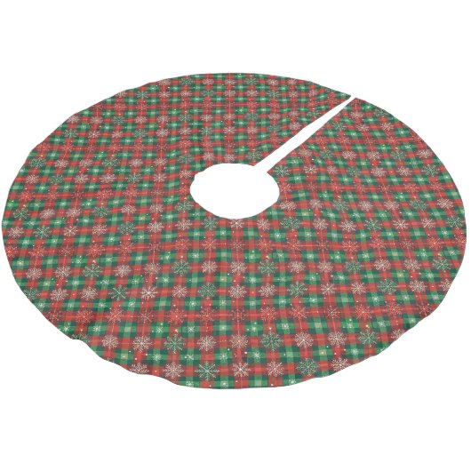 Weihnachtsbaumrock Polyester Weihnachtsbaumdecke (Schrägansicht)