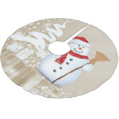 Weihnachtsbaumrock Polyester Weihnachtsbaumdecke (Schrägansicht)