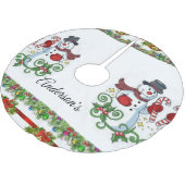 Weihnachtsbaumrock Polyester Weihnachtsbaumdecke (Schrägansicht)