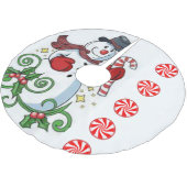 Weihnachtsbaumrock Polyester Weihnachtsbaumdecke (Schrägansicht)