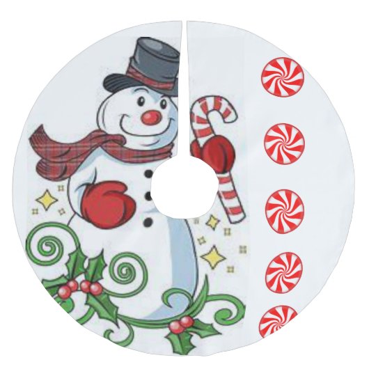 Weihnachtsbaumrock Polyester Weihnachtsbaumdecke (Vorderseite)