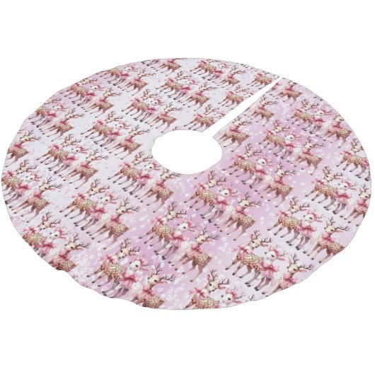 Weihnachtsbaumrock Polyester Weihnachtsbaumdecke (Schrägansicht)