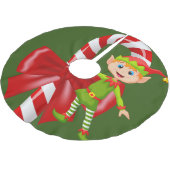 Weihnachtsbaumrock Polyester Weihnachtsbaumdecke (Schrägansicht)