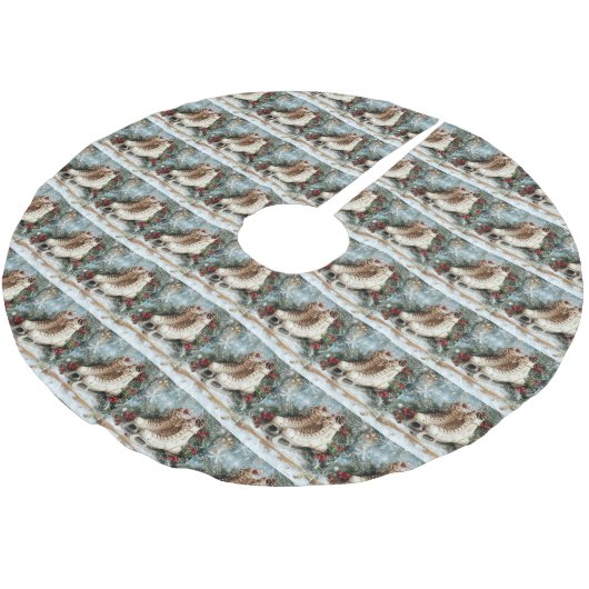 Weihnachtsbaumrock Polyester Weihnachtsbaumdecke (Schrägansicht)