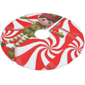 Weihnachtsbaumrock Polyester Weihnachtsbaumdecke (Schrägansicht)