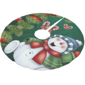 Weihnachtsbaumrock Polyester Weihnachtsbaumdecke (Schrägansicht)