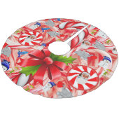 Weihnachtsbaumrock Polyester Weihnachtsbaumdecke (Schrägansicht)