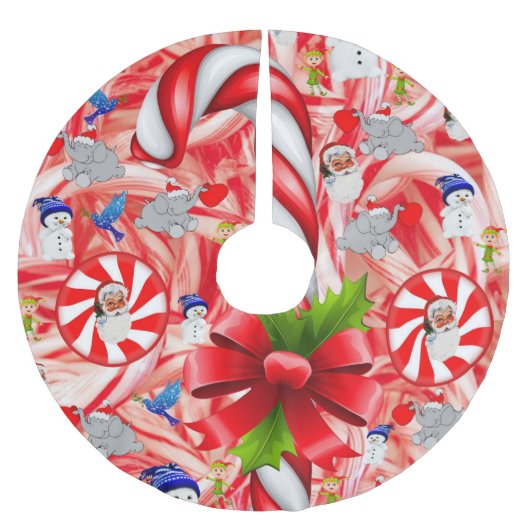 Weihnachtsbaumrock Polyester Weihnachtsbaumdecke (Vorderseite)