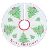 Weihnachtsbaumrock Polyester Weihnachtsbaumdecke (Vorderseite)