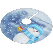 Weihnachtsbaumrock Polyester Weihnachtsbaumdecke (Schrägansicht)