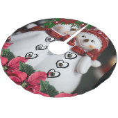 Weihnachtsbaumrock Polyester Weihnachtsbaumdecke (Schrägansicht)