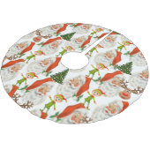 Weihnachtsbaumrock Polyester Weihnachtsbaumdecke (Schrägansicht)