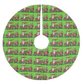 Weihnachtsbaumrock Polyester Weihnachtsbaumdecke (Vorderseite)