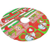 Weihnachtsbaumrock Polyester Weihnachtsbaumdecke (Schrägansicht)