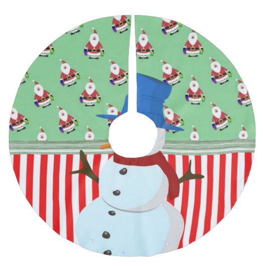 Weihnachtsbaumrock Polyester Weihnachtsbaumdecke (Vorderseite)