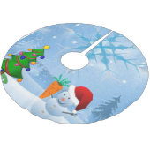 Weihnachtsbaumrock Polyester Weihnachtsbaumdecke (Schrägansicht)