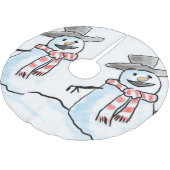 Weihnachtsbaumrock Polyester Weihnachtsbaumdecke (Schrägansicht)