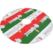Weihnachtsbaumrock Polyester Weihnachtsbaumdecke (Schrägansicht)