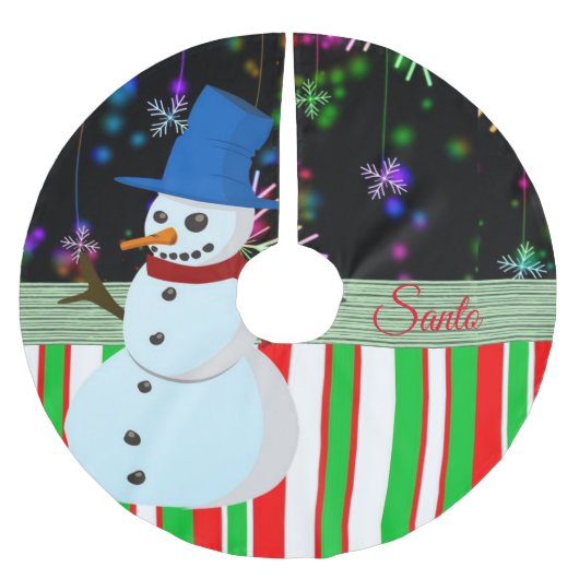 Weihnachtsbaumrock Polyester Weihnachtsbaumdecke (Vorderseite)