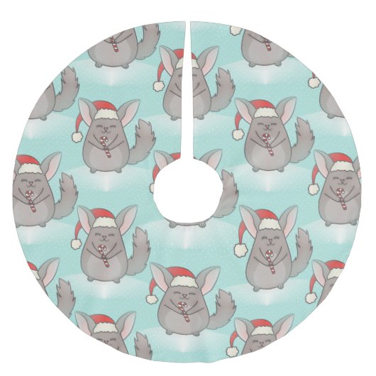 Weihnachtsbaumrock Polyester Weihnachtsbaumdecke (Vorderseite)