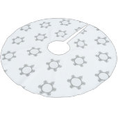 Weihnachtsbaumrock von dalDesignNZ Polyester Weihnachtsbaumdecke (Schrägansicht)