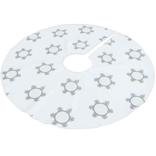 Weihnachtsbaumrock von dalDesignNZ Polyester Weihnachtsbaumdecke (Schrägansicht)