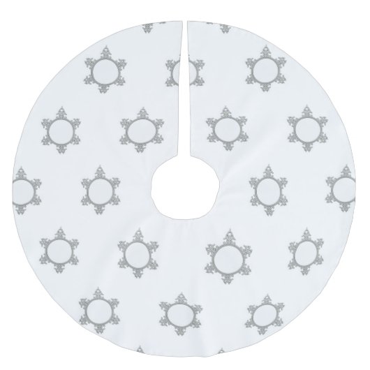 Weihnachtsbaumrock von dalDesignNZ Polyester Weihnachtsbaumdecke (Vorderseite)