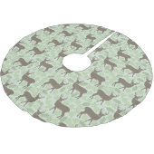 Weihnachtsbaumrock - Waldbaumdesign Polyester Weihnachtsbaumdecke (Schrägansicht)