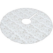 Weihnachtsbaumröcke. Filz. Glitzer | Velvet Gold Polyester Weihnachtsbaumdecke (Schrägansicht)