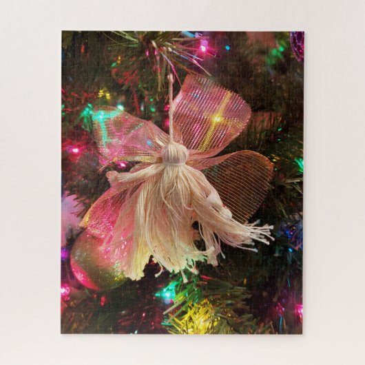 Weihnachtsbaumschmuck Angelenpuppfoto Puzzle (Vertikal)