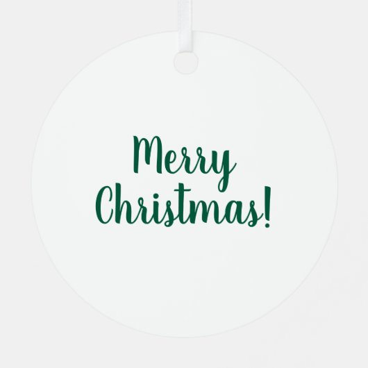 Weihnachtsbaumschmuck aus Metall Ornament Aus Metall (Rückseite)