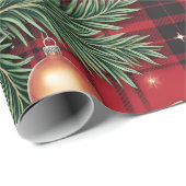 Weihnachtsbaumschmuck, Autor Natasha Us Geschenkpapier (Rolleneckpunkt)