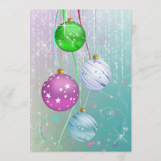 Weihnachtsbaumschmuck Baby Shower Einladung, Winte Einladung