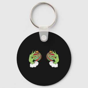 Weihnachtsbaumschmuck Brust Lustige Weihnachten Schlüsselanhänger