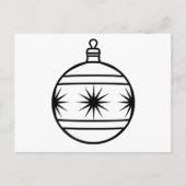 Weihnachtsbaumschmuck - Farbe für Sie Postkarte (Vorderseite)