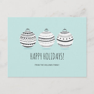 Weihnachtsbaumschmuck Feiertags-Postkarte Feiertagspostkarte