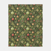 Weihnachtsbaumschmuck Fleecedecke (Vorderseite)