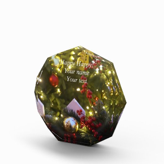 Weihnachtsbaumschmuck Fotoblock (Rechts)