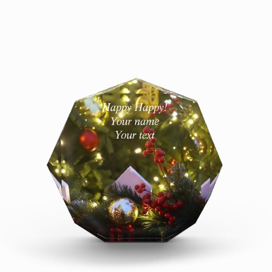 Weihnachtsbaumschmuck Fotoblock (Vorderseite)