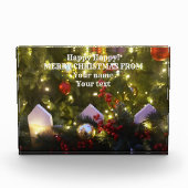 Weihnachtsbaumschmuck Fotoblock (Vorderseite)